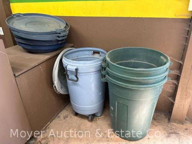 Group of Garbage Cans image