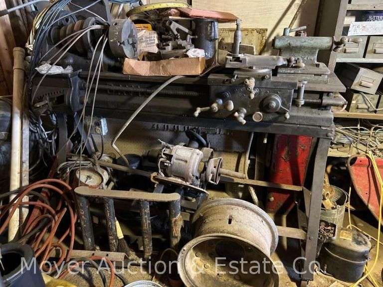 Davis Metal Lathe, 45" Bed, Overall 66"w image