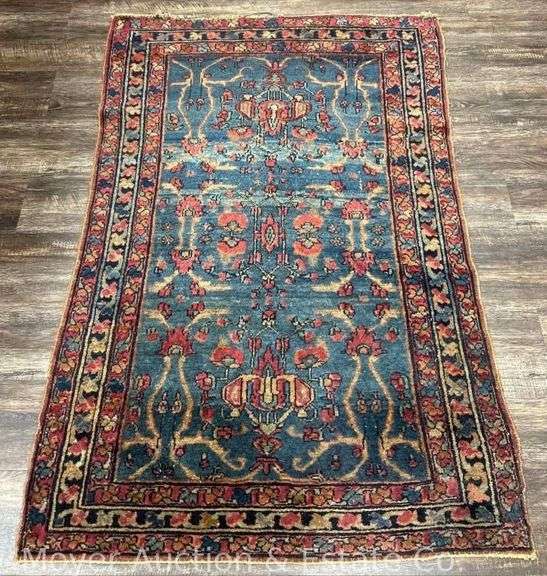 Oriental Rug, antique, 57”x38” image
