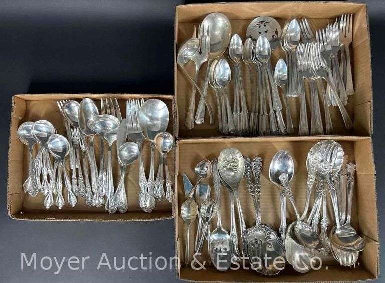 Group of Silver-plate Flatware, Asst. Matching Pieces image