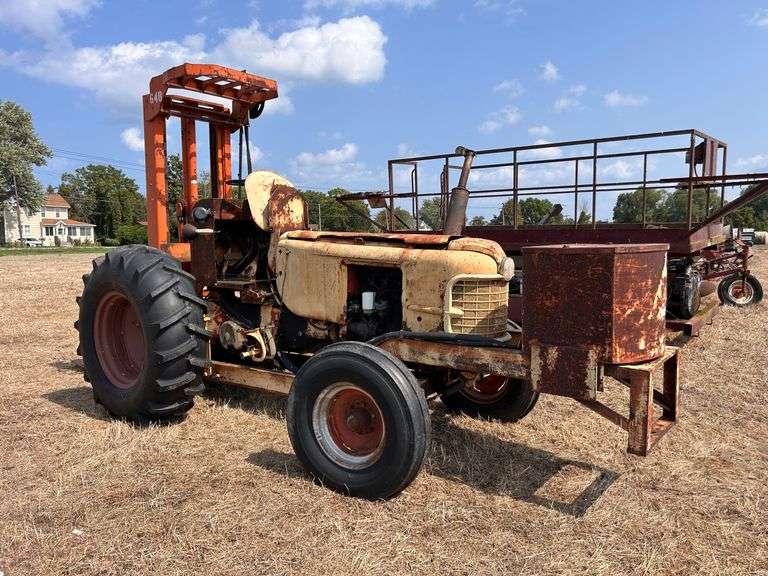 Homemade Fork Tractor, Unknown Make/Model, Condition Unknown/Turns Over image