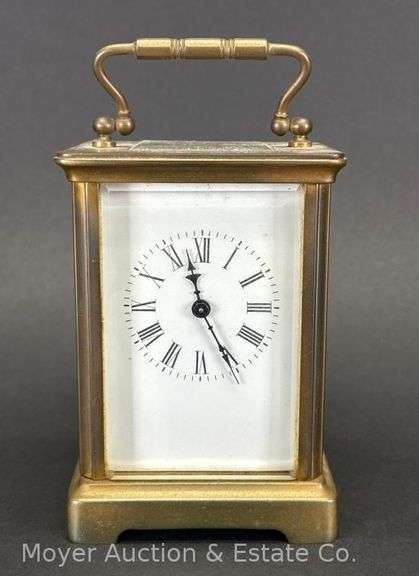 Carriage Clock, Stamped "France" on Base, 5.5"h Overall image