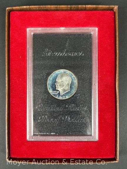 1971-S Eisenhower Proof Dollar, in Slab image