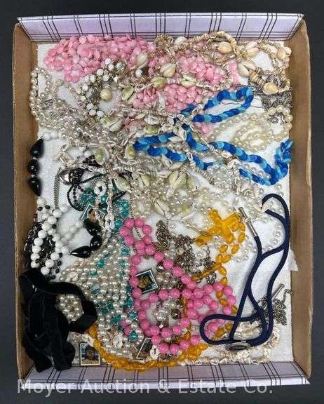 Group of Costume Jewelry Necklaces image