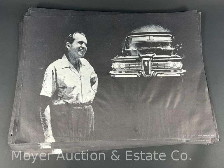 (100) 1974 "Dick and Ed" Richard Nixon and Edsel Posters, 16.5"x24" image