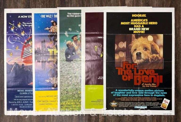 (5) 1970's Movie Posters image