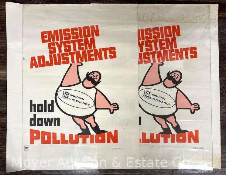 Group of Vintage General Motors Posters, 22"w image