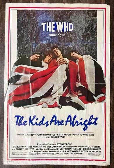 1979 The Who "The Kids are Alright" Movie Poster image
