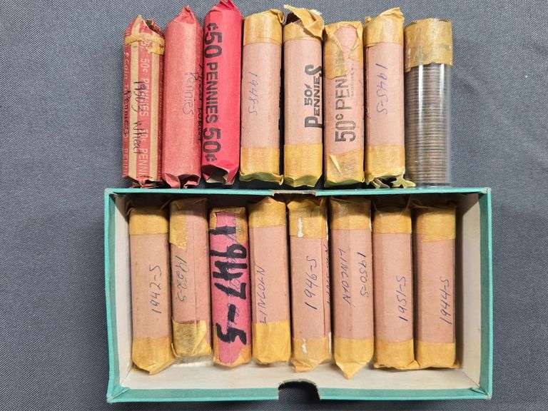 800 S-Mint Wheat Cents - 1940’s & 1950’s image