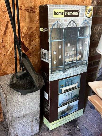 Fireplace Tools and Screen image