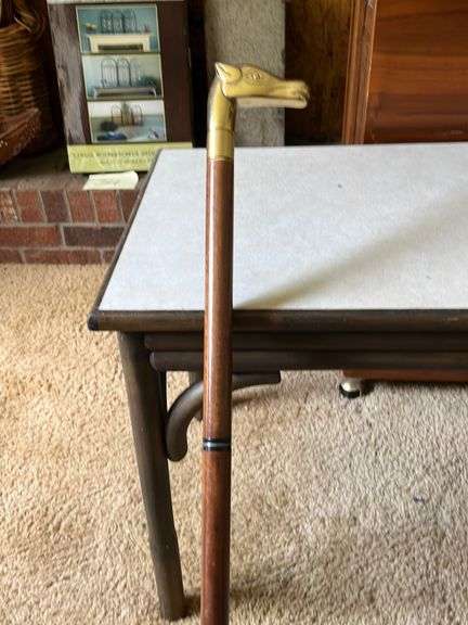 Horse Head Walking Stick with Hidden Tube image