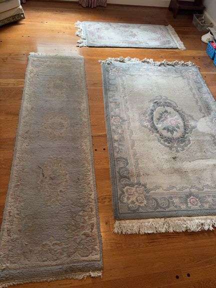 2 Area Rugs 72”x46” & 51”x25” and 1 Runner 88”x24” image
