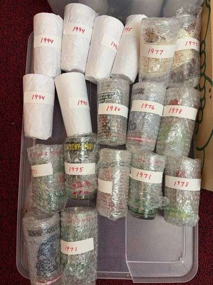 Assorted Kentucky Derby Festival Glasses - years in pics image