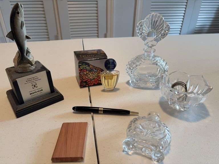 Tiffany Lamp Cube Decanter Perfume image