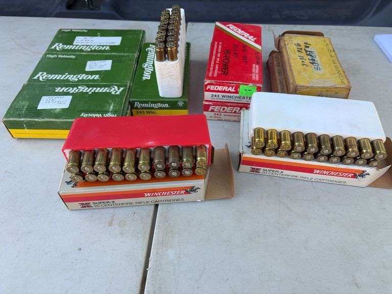 Assorted .243 WIN - some hand loads image