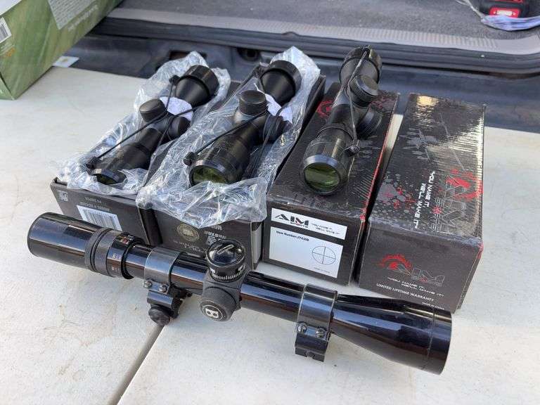 Assorted 4x30 Scopes and Bushnell Sportview 3-9x32 Scope image