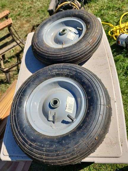 (2) 16" Wheelbarrow Replacement Tires image
