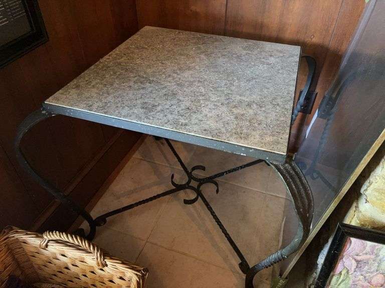 Iron Frame Table - 31”W x 24”H image