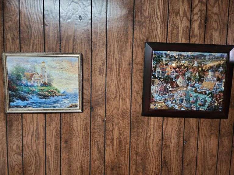 2 Framed Jigsaw Puzzles image