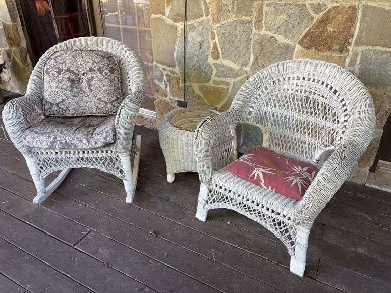 3pc Wicker Patio Set image
