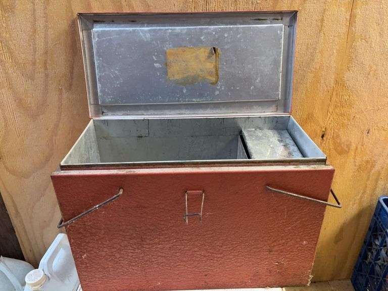 Vintage Milk Box 16”x11”x8” image