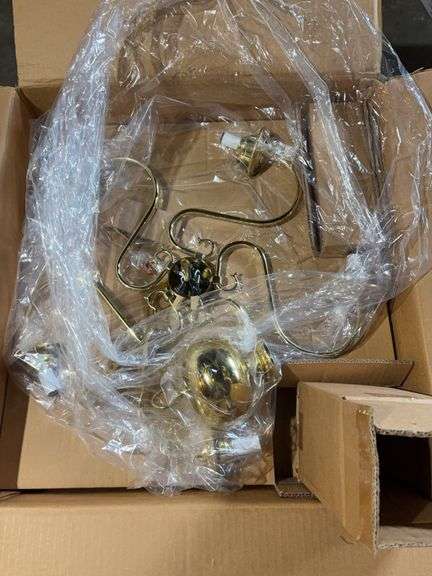 Hanging Chandelier - BNIB - no glass globes image