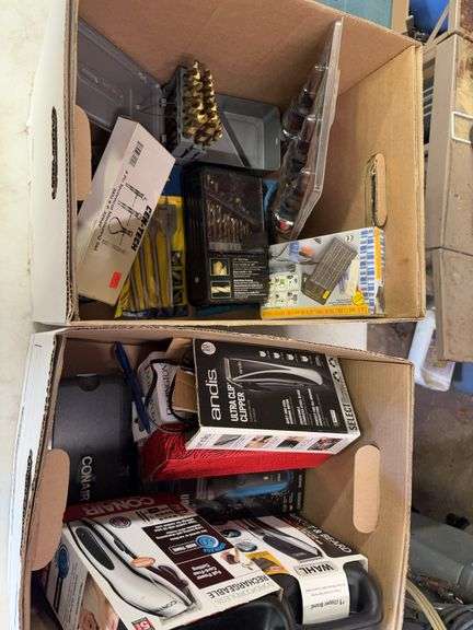 Drill Bits and Hair clippers. image