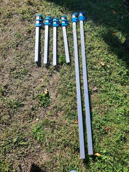 6 Pittsburgh Aluminum Bar Clamps image