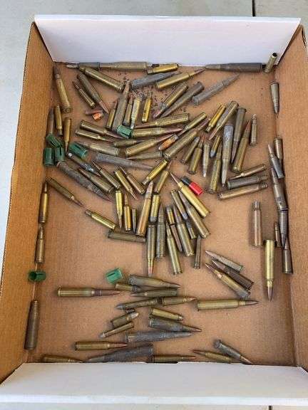 Box Lot of Assorted Rifle Rounds - various calibers image