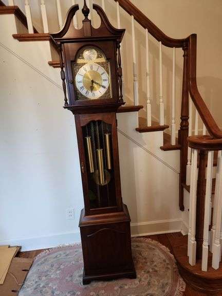 Seth Thomas Grandfather Clock 17"x10"x76" image