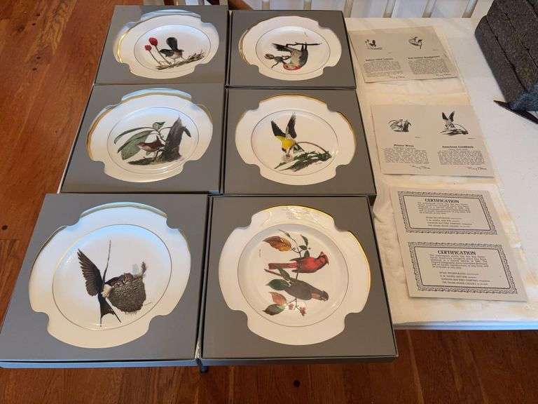 (3) Spode Bone China Collector Plate Set - "American Songbird Series" by Ray Harm image