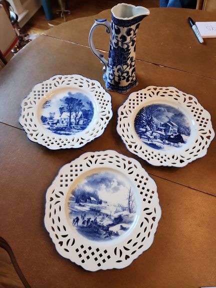 Decorative Plates and Pitcher image
