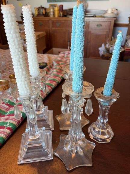 5 Glass Candle Holders image