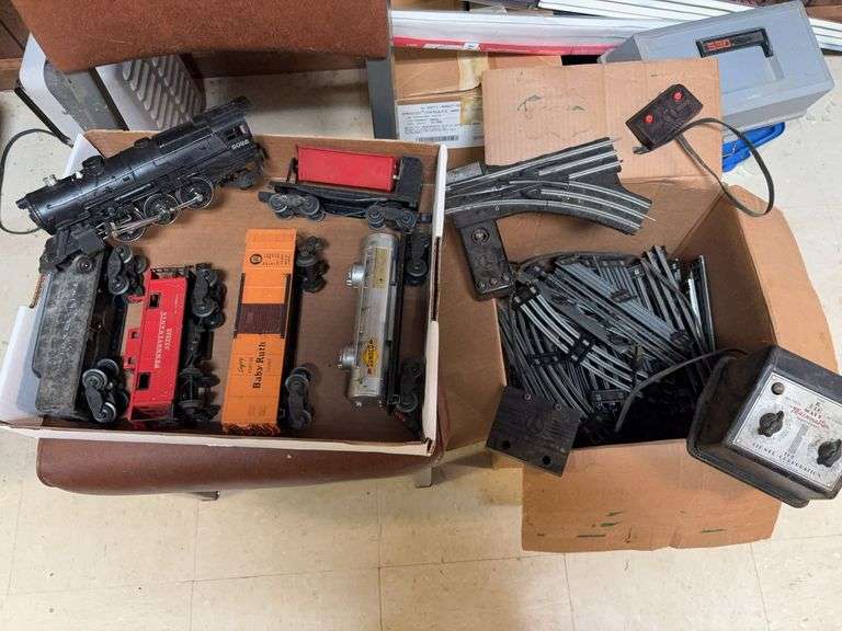Lionel Corporation 0 Gauge Locomotive with Cars and Track image