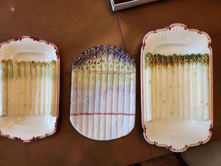 3 Asparagus Serving Platters image