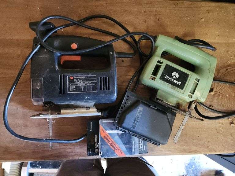 Black & Decker and Rockwell Jigsaws with Replacement Blades image