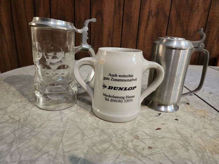 3 German Beer Steins image