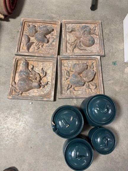 Canister Set and Plaster Wall Art image