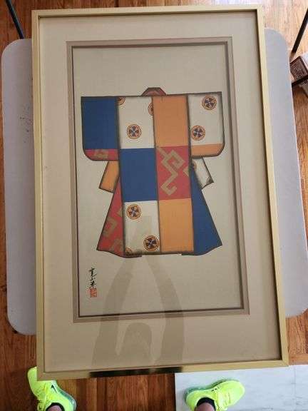 Framed Kimono Print 26"x40" image