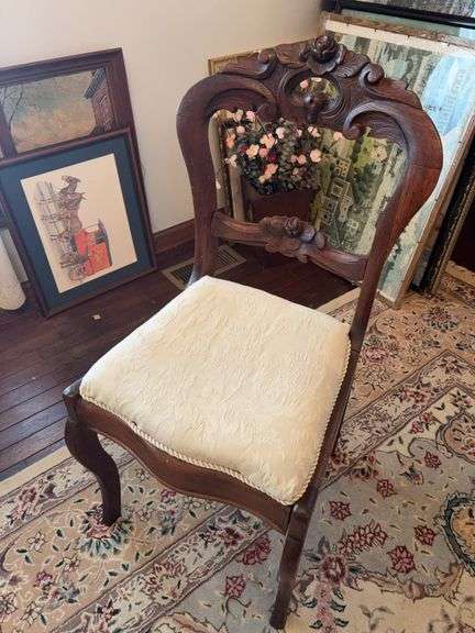 Antique Rope Cushion Chair image