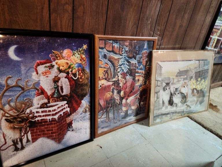 3 Framed Puzzles image
