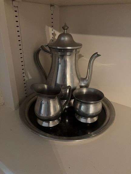 Josten’s Pewter Tea Set image