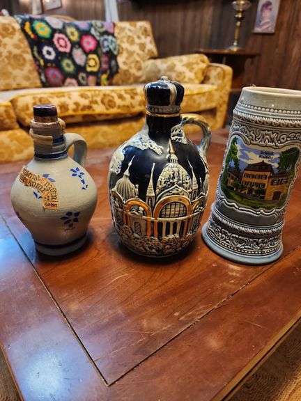 (2) German Decanters and Beer Stein image
