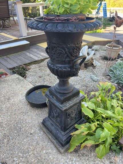 42”H Cast Iron Planter image
