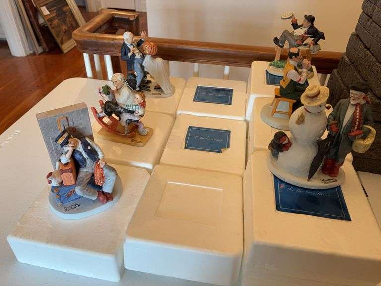 (6) “The 12 Norman Rockwell Porcelain Figurines” by The Danbury Mint image