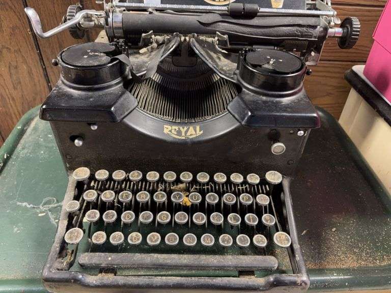 Royal Type Writer with Stand image