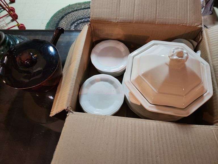 Assorted Dishware and Bean Pot image