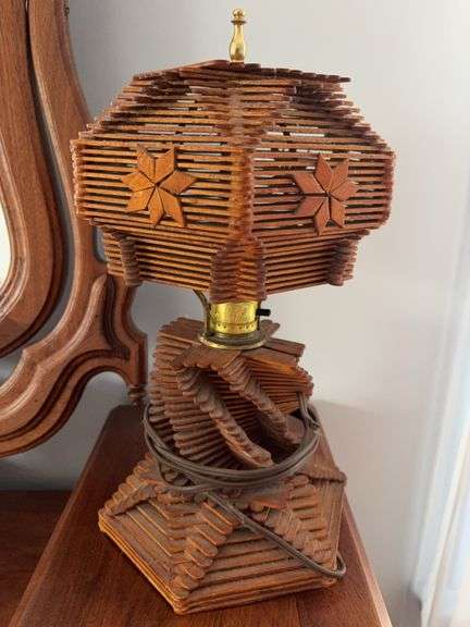 Popsicle Stick Lamp image