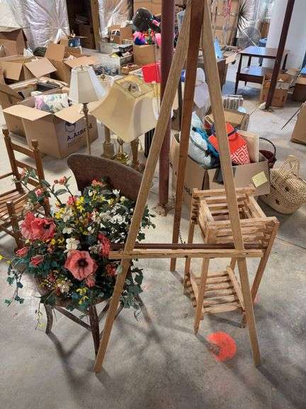 Craft Lot isle floral decoration chair stand image