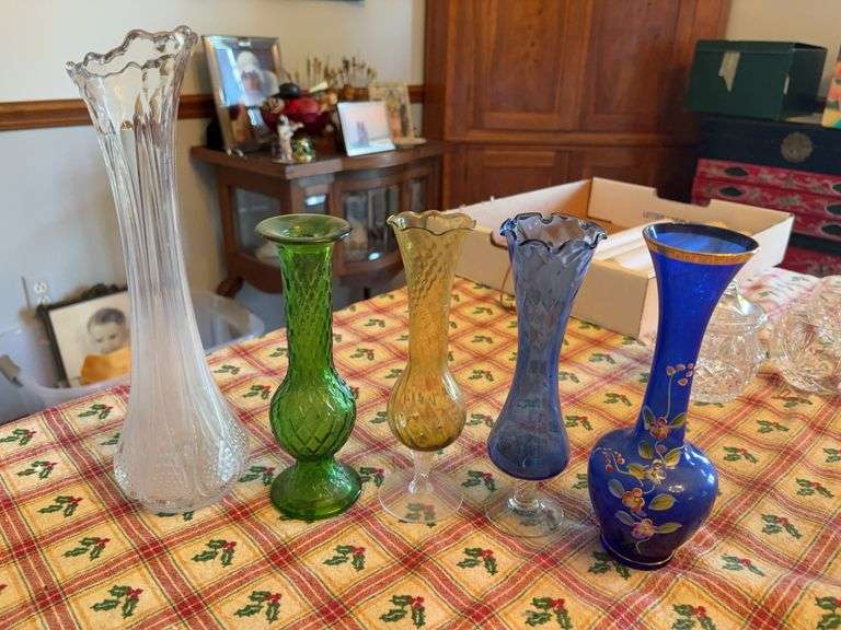 Assorted Glass Flower Vases image